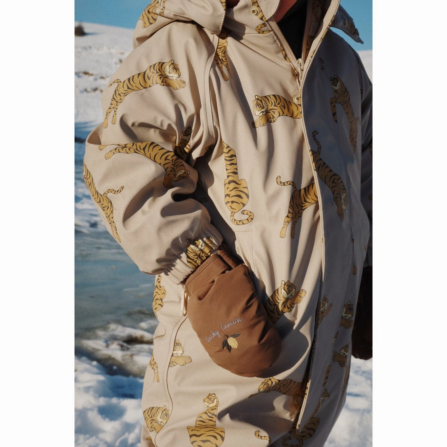 Konges Sljd Walnut Nohr Snow Mittens Retro