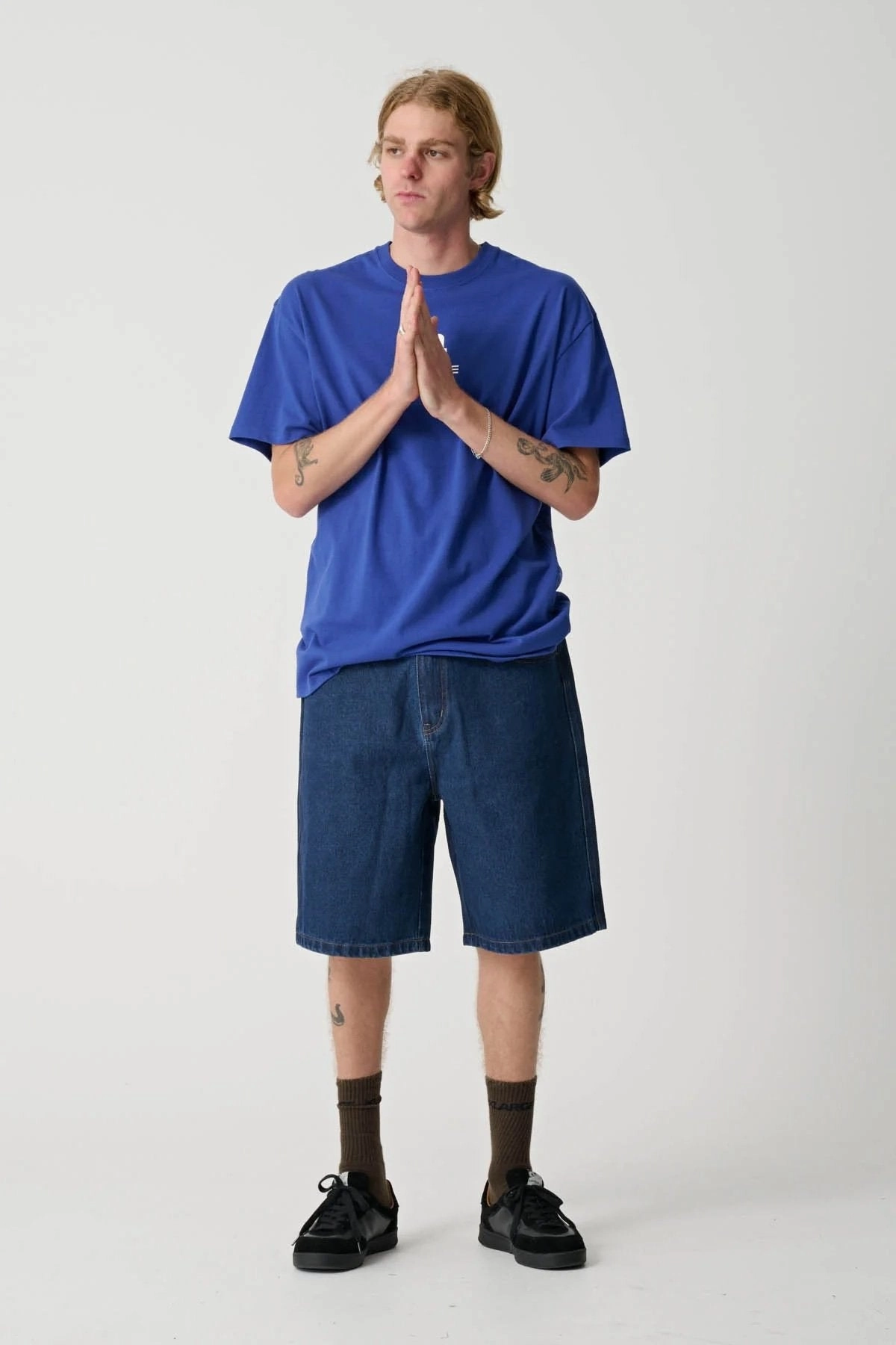 LA XL Short Sleeve Tee Blue bed sale queen