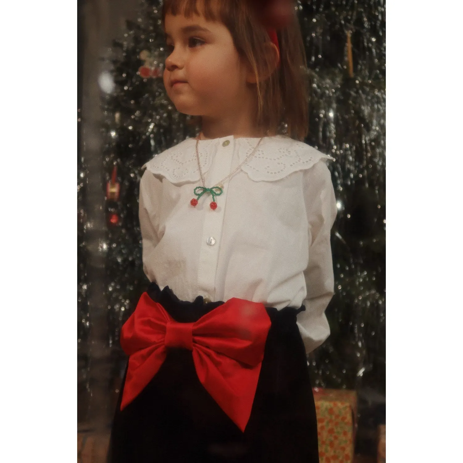 Lace Konges Sljd Black Gia Skirt Grs