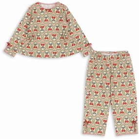 Lace Konges Sljd Cherry Bow Drey Set Gots Trendy