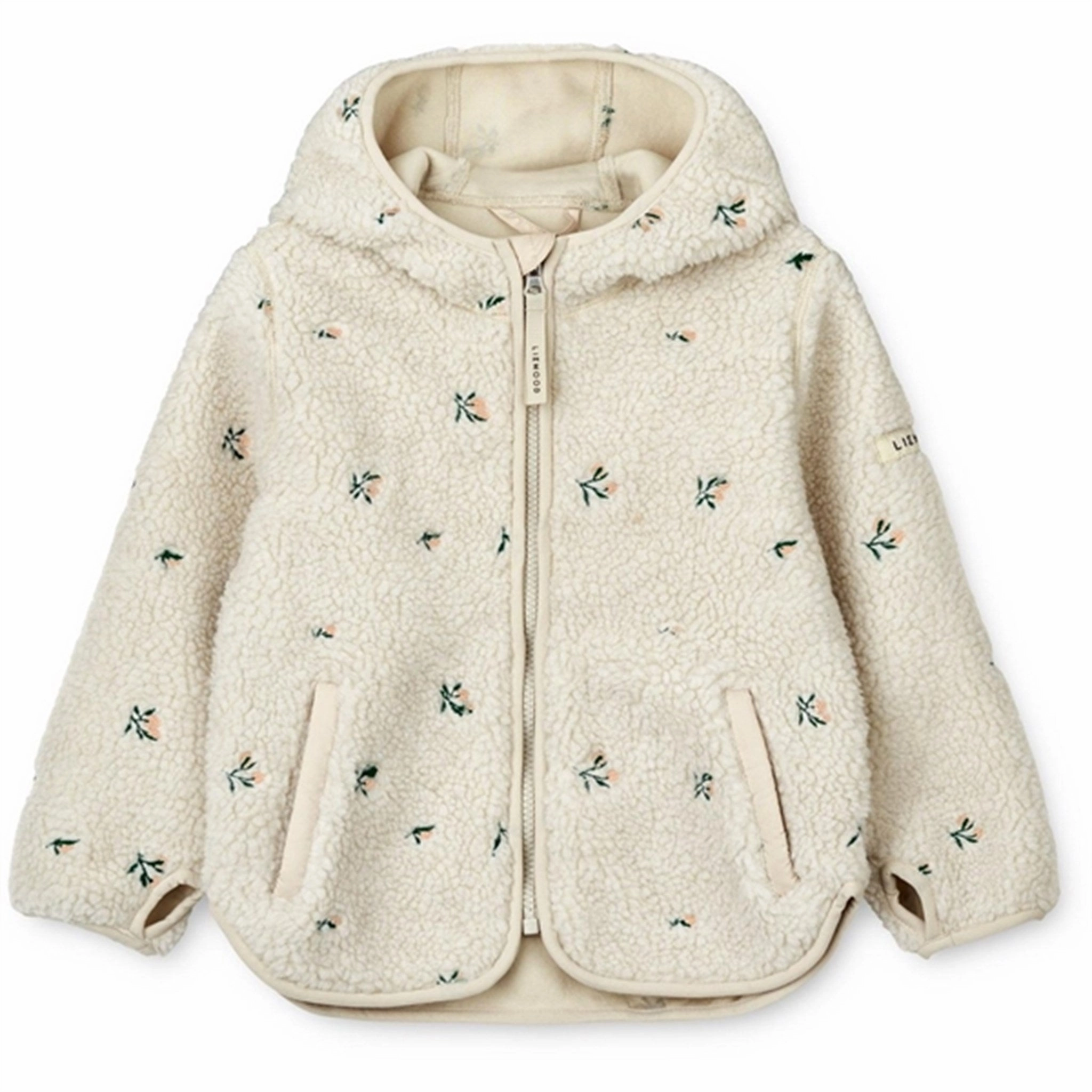 Lace Liewood Mara Pile Jacket Peach Sandy Embroidery Embroidery