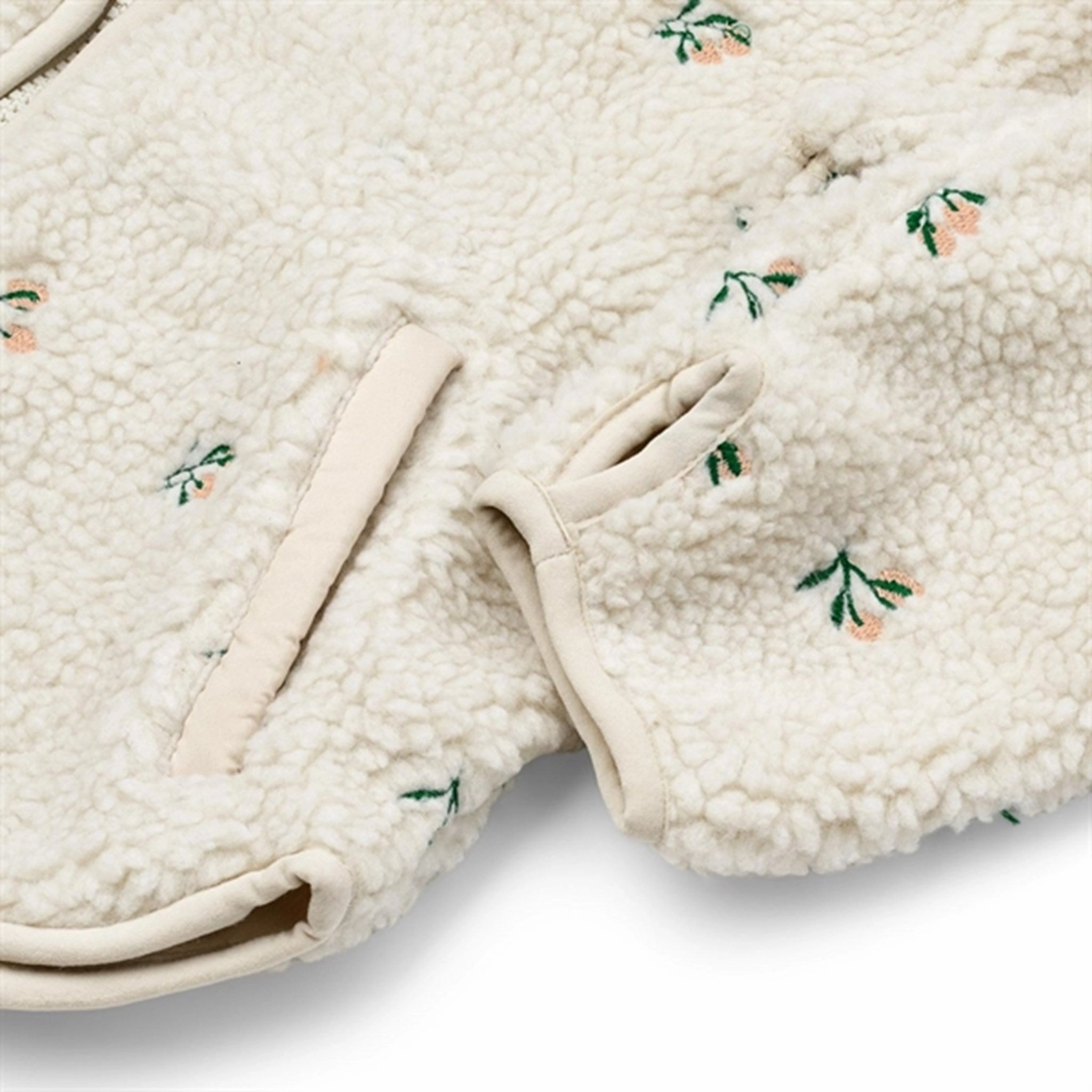 Lace Liewood Mara Pile Jacket Peach Sandy Embroidery