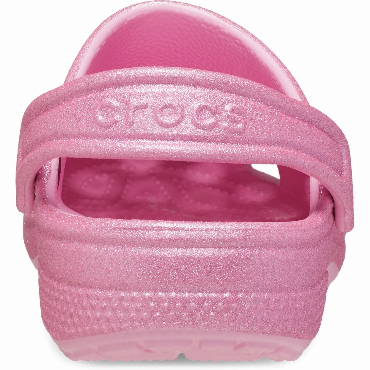 Lace-up Crocs Pink Tweed Glitter Classic Glitter Clog