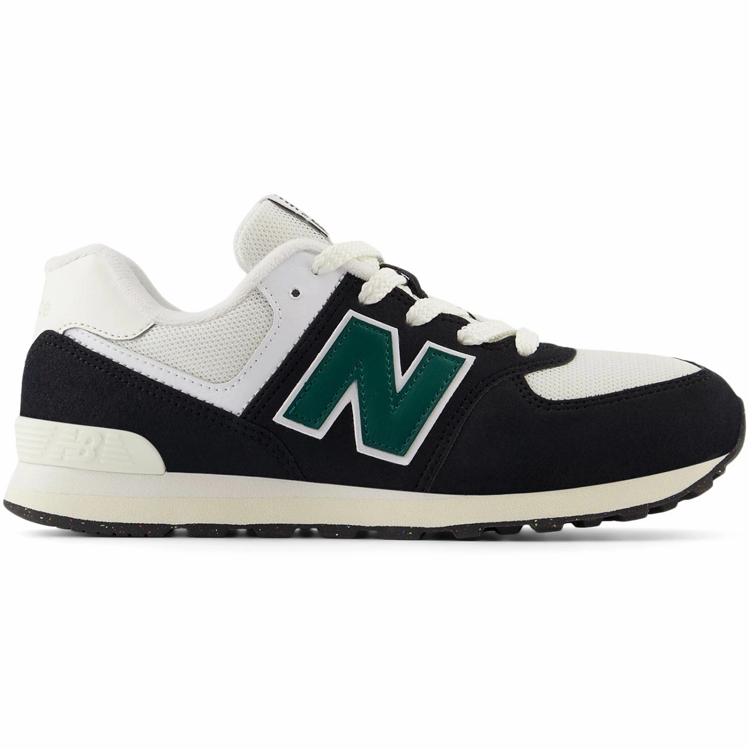 Lace-up New Balance Black 574 Kids Lace Sneakers Kids shoes