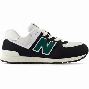Lace-up New Balance Black 574 Kids Lace Sneakers Kids shoes