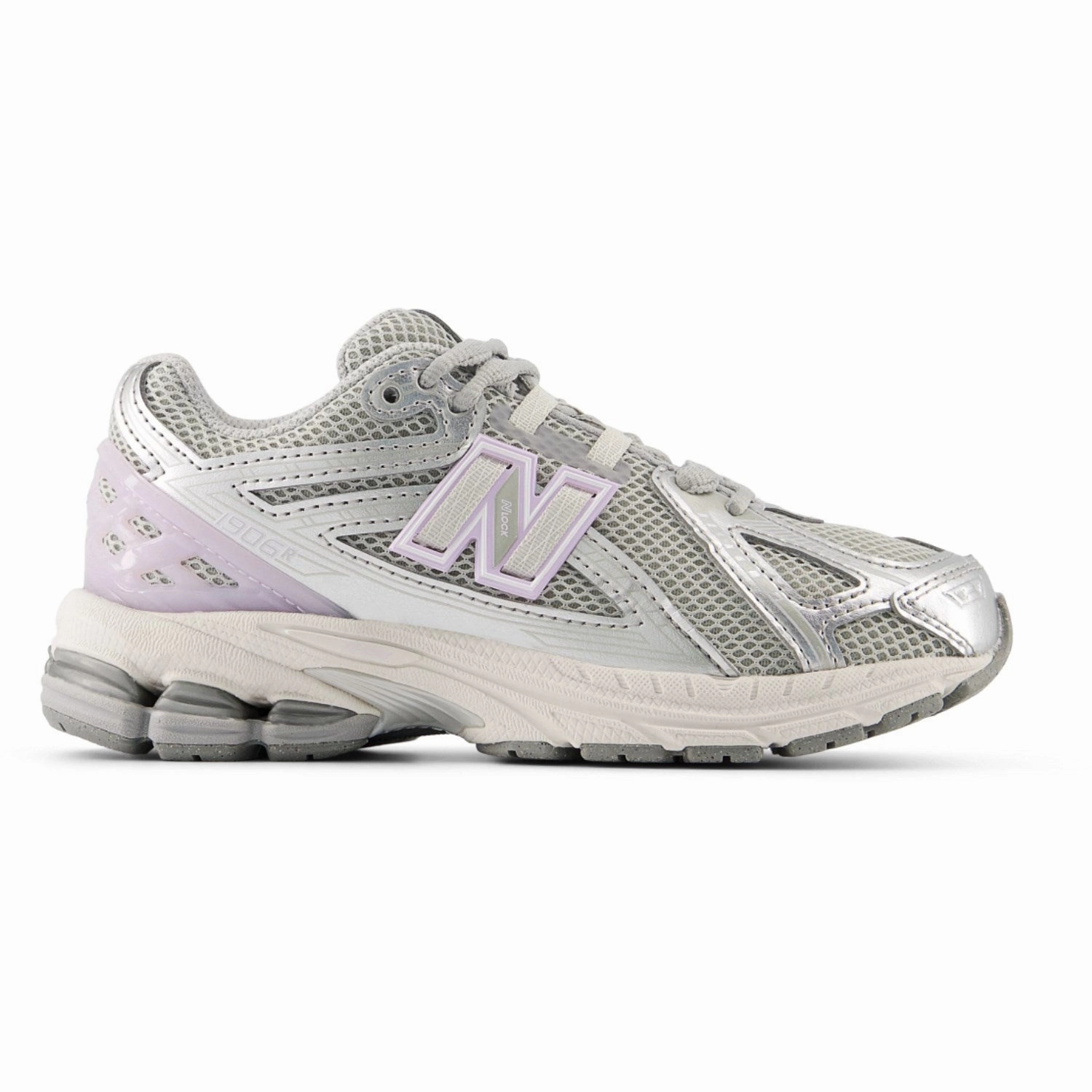Lace-up New Balance Silver Metallic 1906 Kids Lace Sneakers Casual shoes