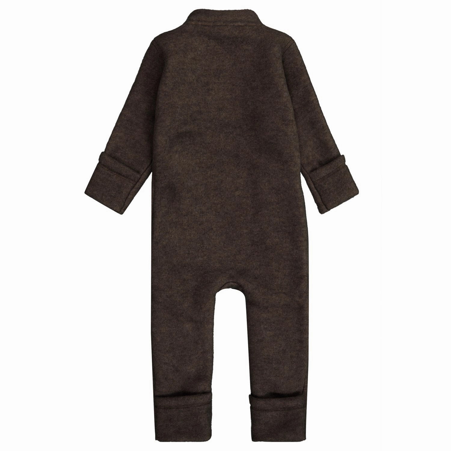 Laid-back Mikk-Line Dark Brown Melange Wool suit