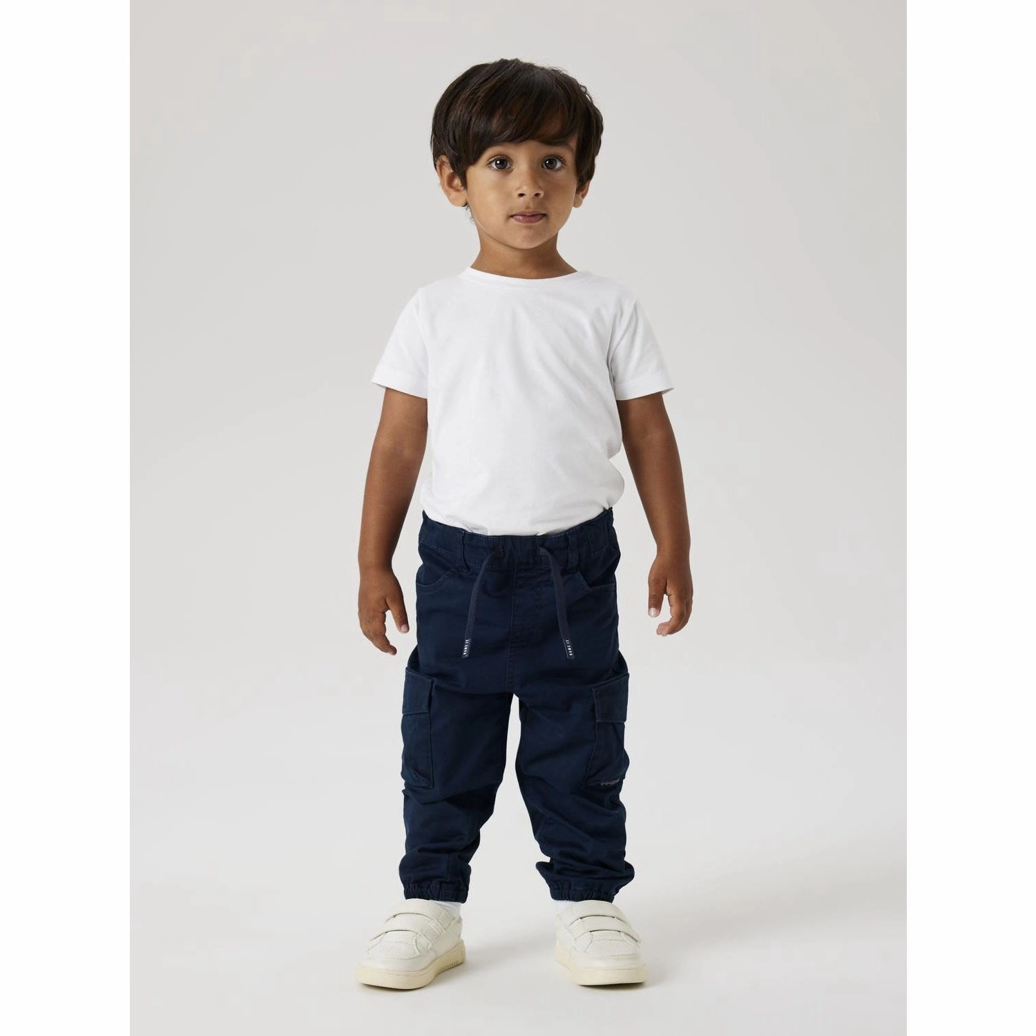 Laid-back Name It Navy Blazer Ben Cargo Twill Pants Noos