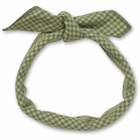 Lalaby Green Check Eddie Scarf Famous Universal