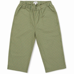 Lalaby Green Check Frankie Pants Opulent Timeless