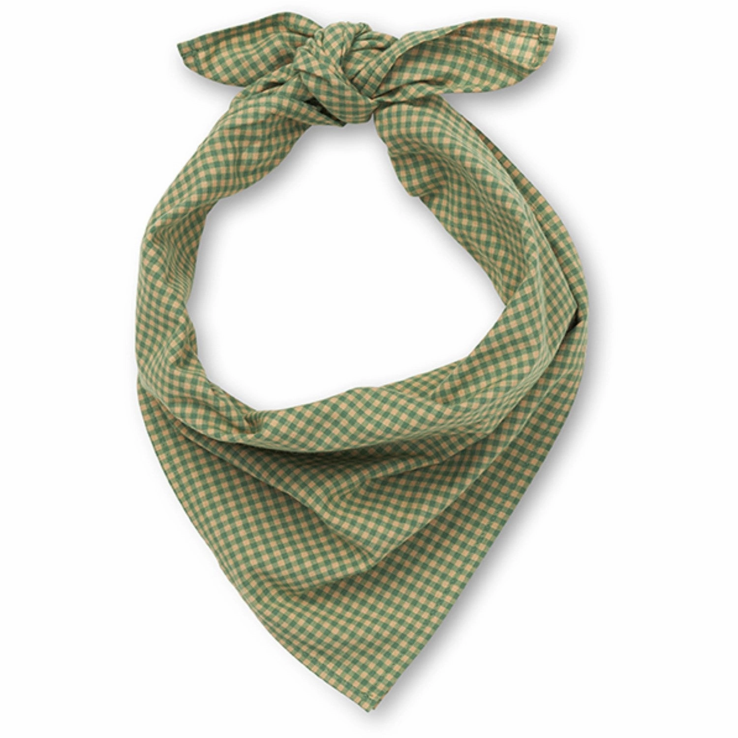 Lalaby Green Check Vera Scarf Retro Noble