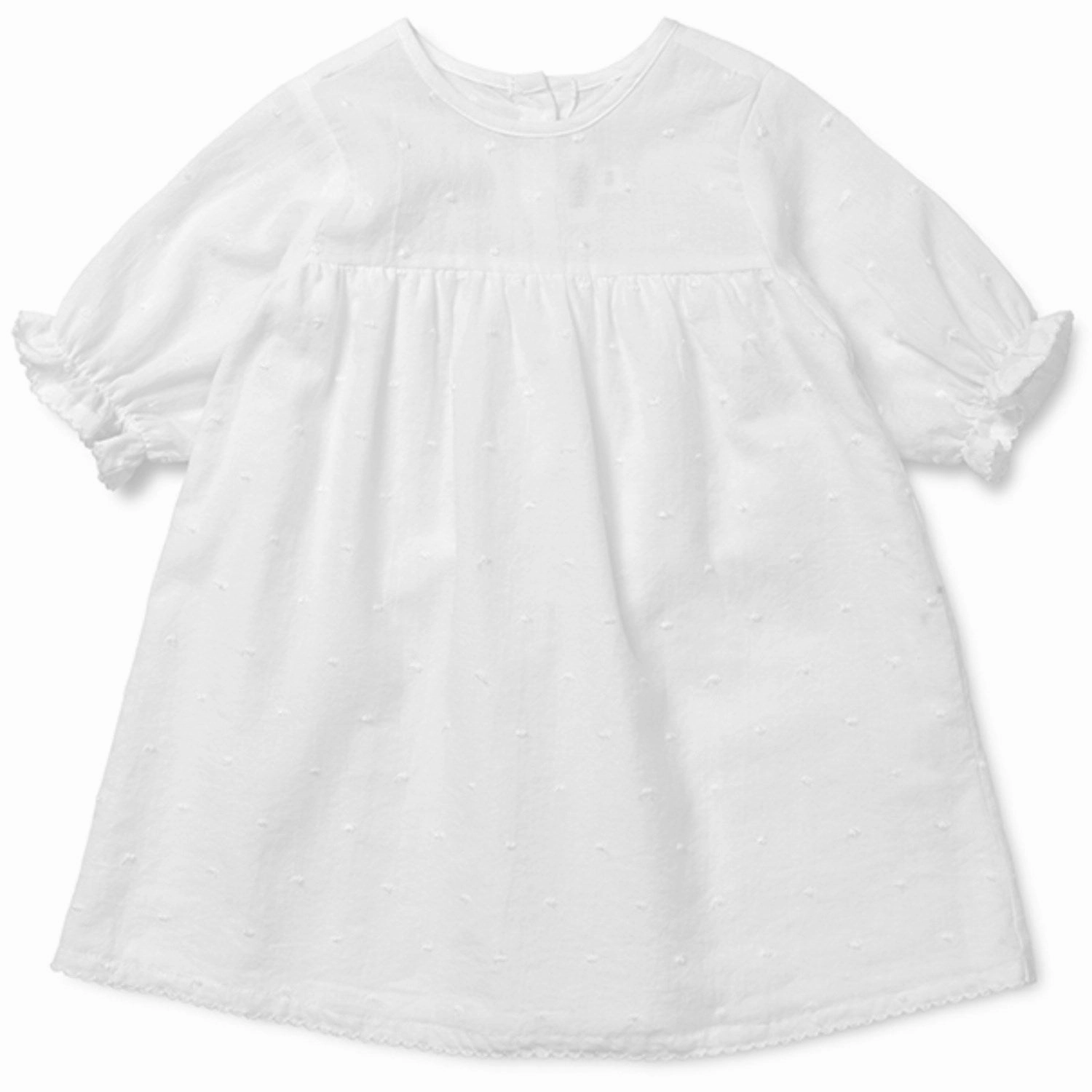 Lalaby Lilibeth Dress (Baby) - White Dot Quality Alluring