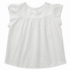 lalaby Natural white Daisy Top Craftsmanship Coveted