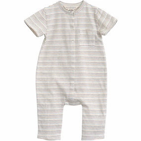 Lavish Serendipity Rainbow Stripe Baby Jersey Pocket Suit Leadership