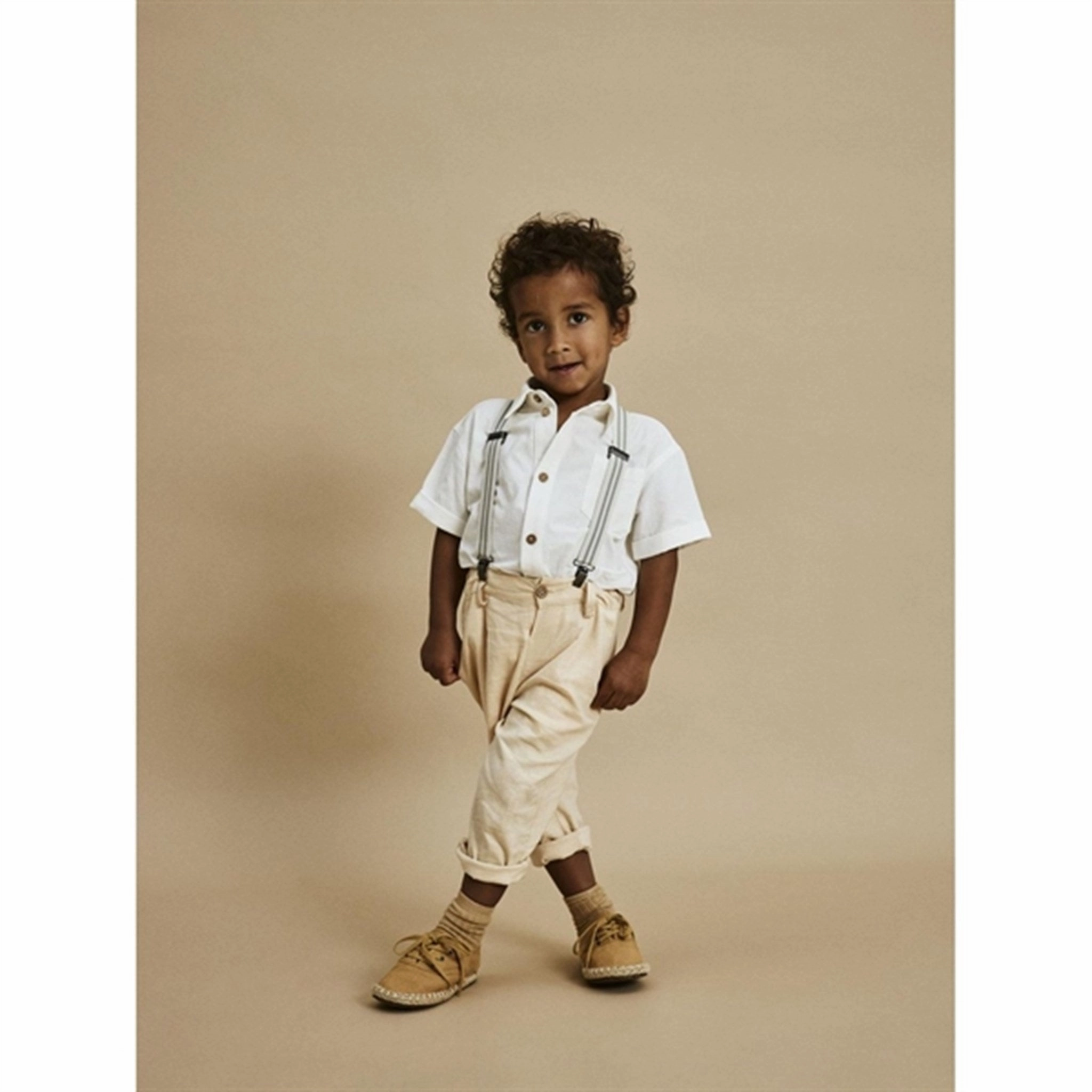 Layered Lil'Atelier Bleached Sand Felix Pants