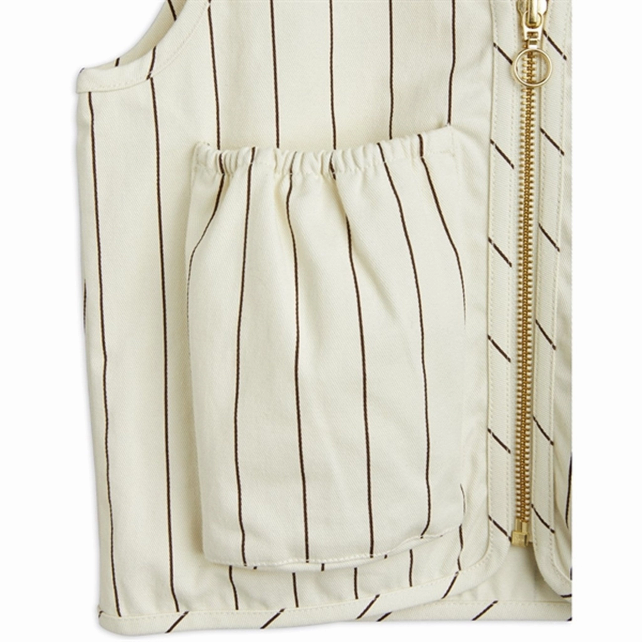 Layered Mini Rodini Owl Emb Utility Vest Offwhite