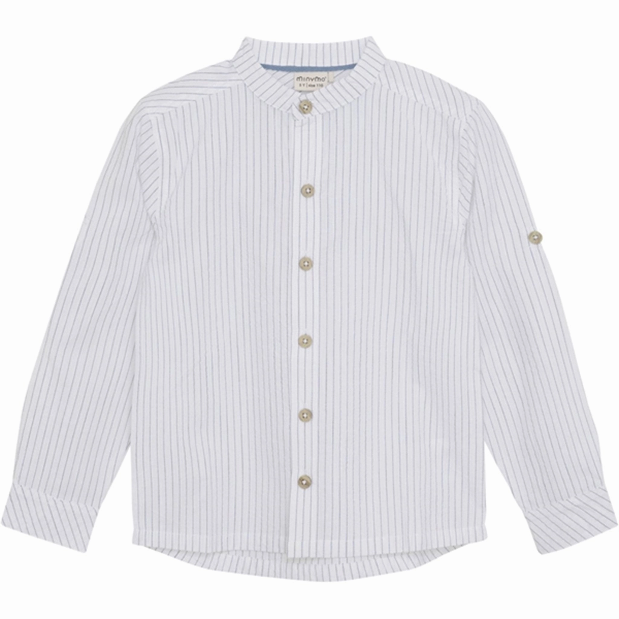 Layered Minymo Bright White Skjorte Y/D Laid-back