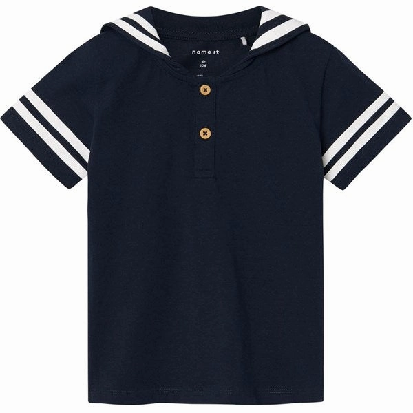 Layered Name it Dark Sapphire Decan T-Shirt Nylon