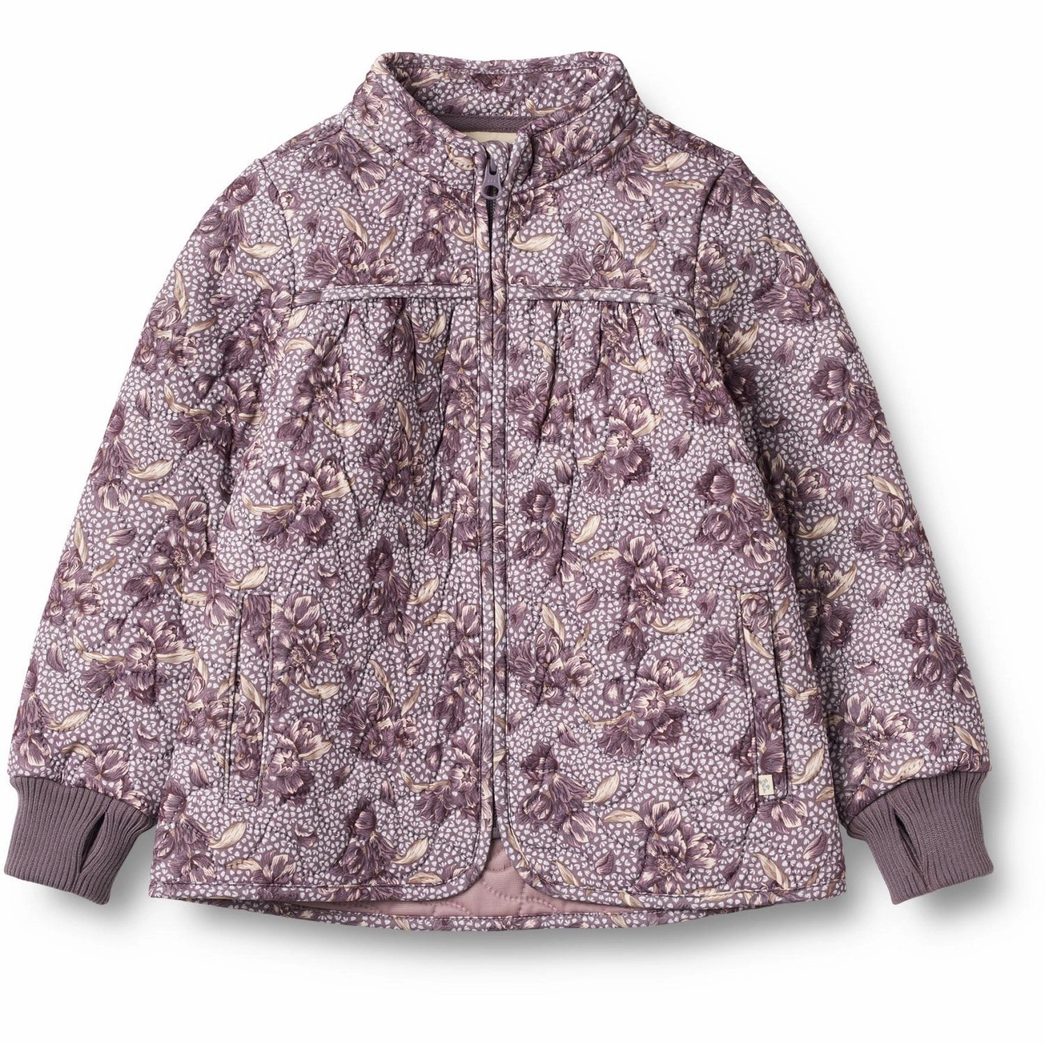 Layered Wheat Lilac Tulips Thermo Jacket Thilde Durable