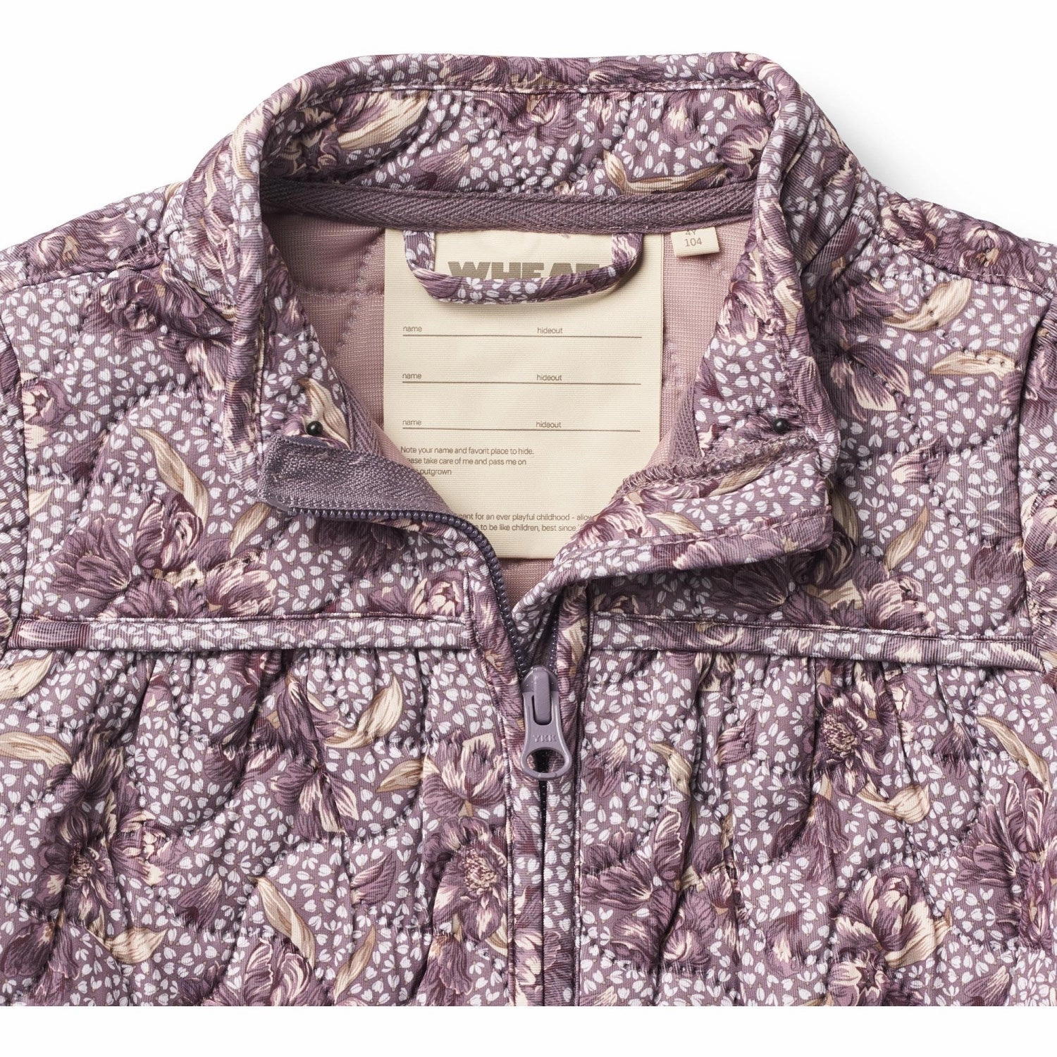 Layered Wheat Lilac Tulips Thermo Jacket Thilde
