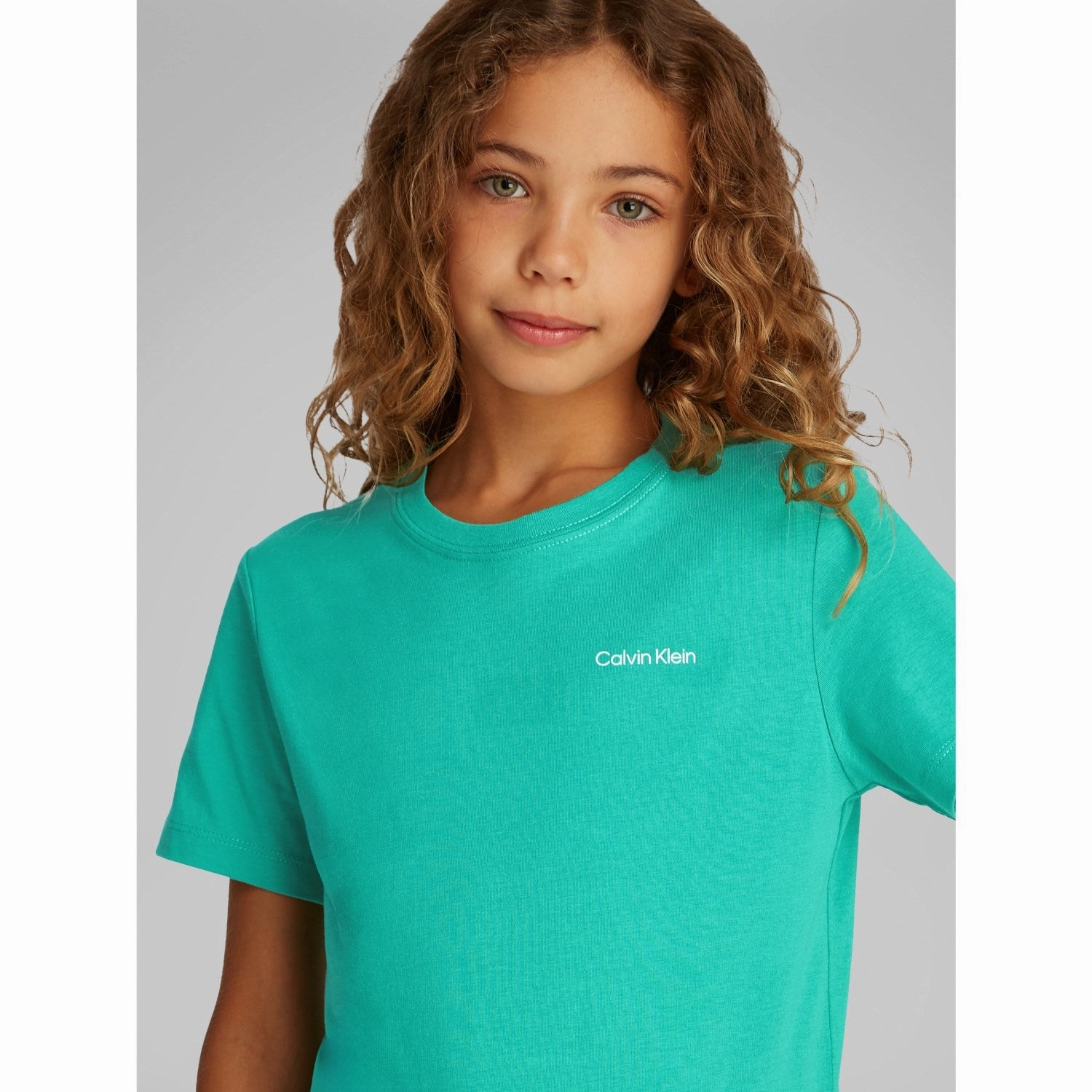 Calvin Klein Bahama Green Chest Inst.Logo Ss T-Shirt Opulent Unique