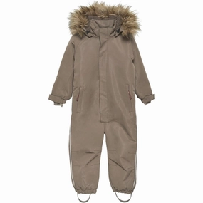Leadership En Fant Snow Suit m. Faux Fur Chocolate Chip Inspiring