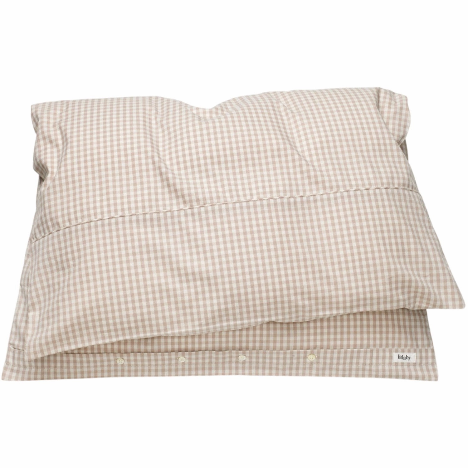 Legendary Lalaby Beige Gingham Classic Bedding Finest