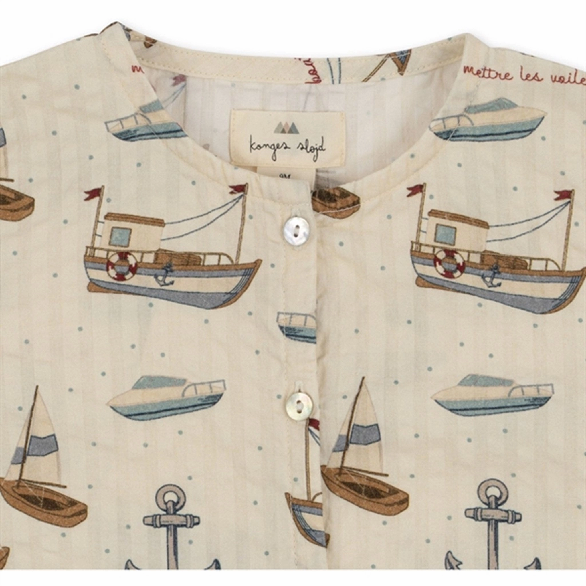 Leather Konges Sljd Sail Away Ace Romper