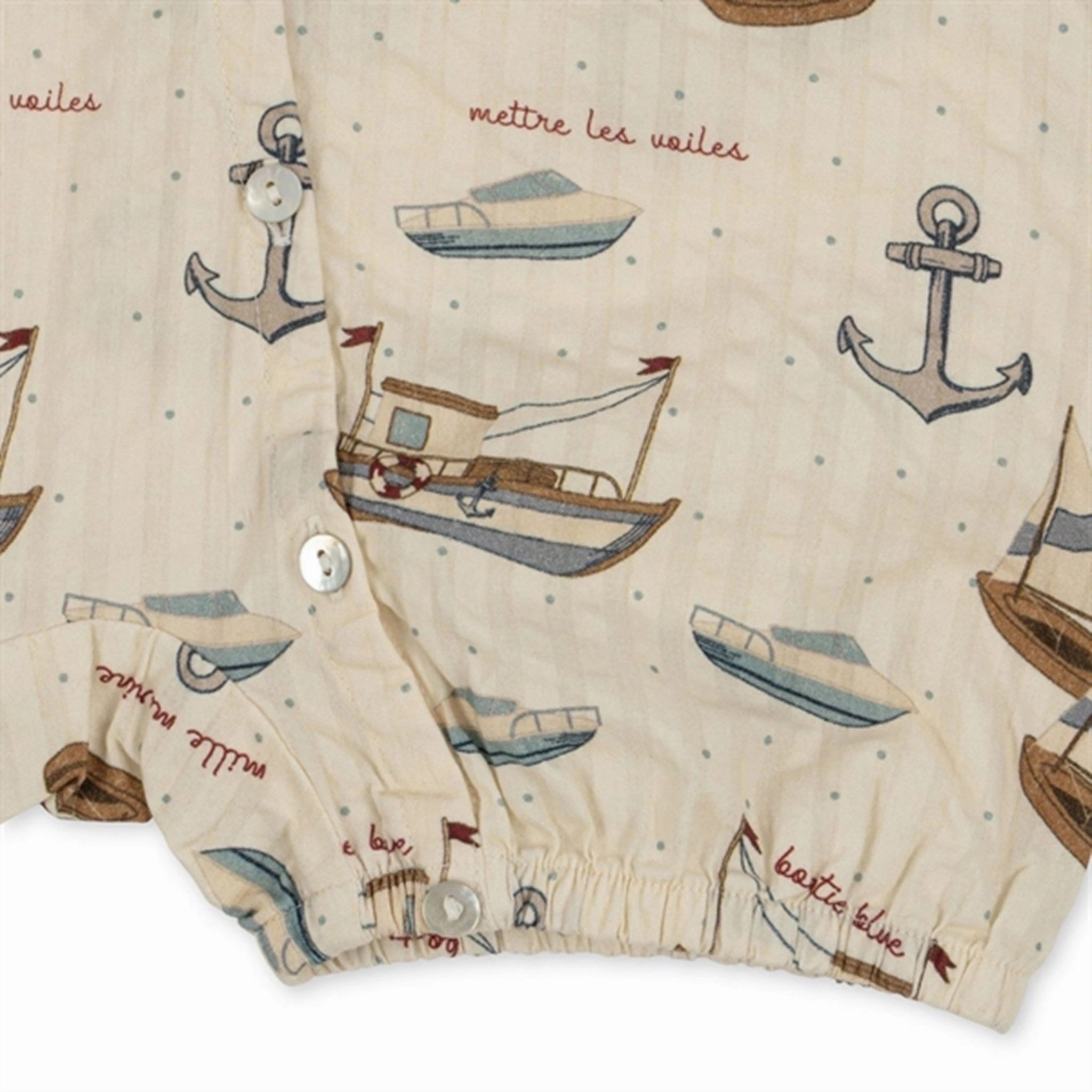 Leather Konges Sljd Sail Away Ace Romper