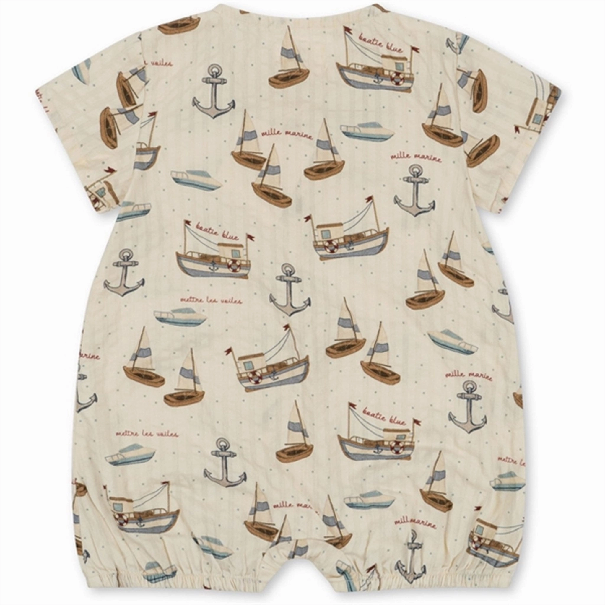 Leather Konges Sljd Sail Away Ace Romper
