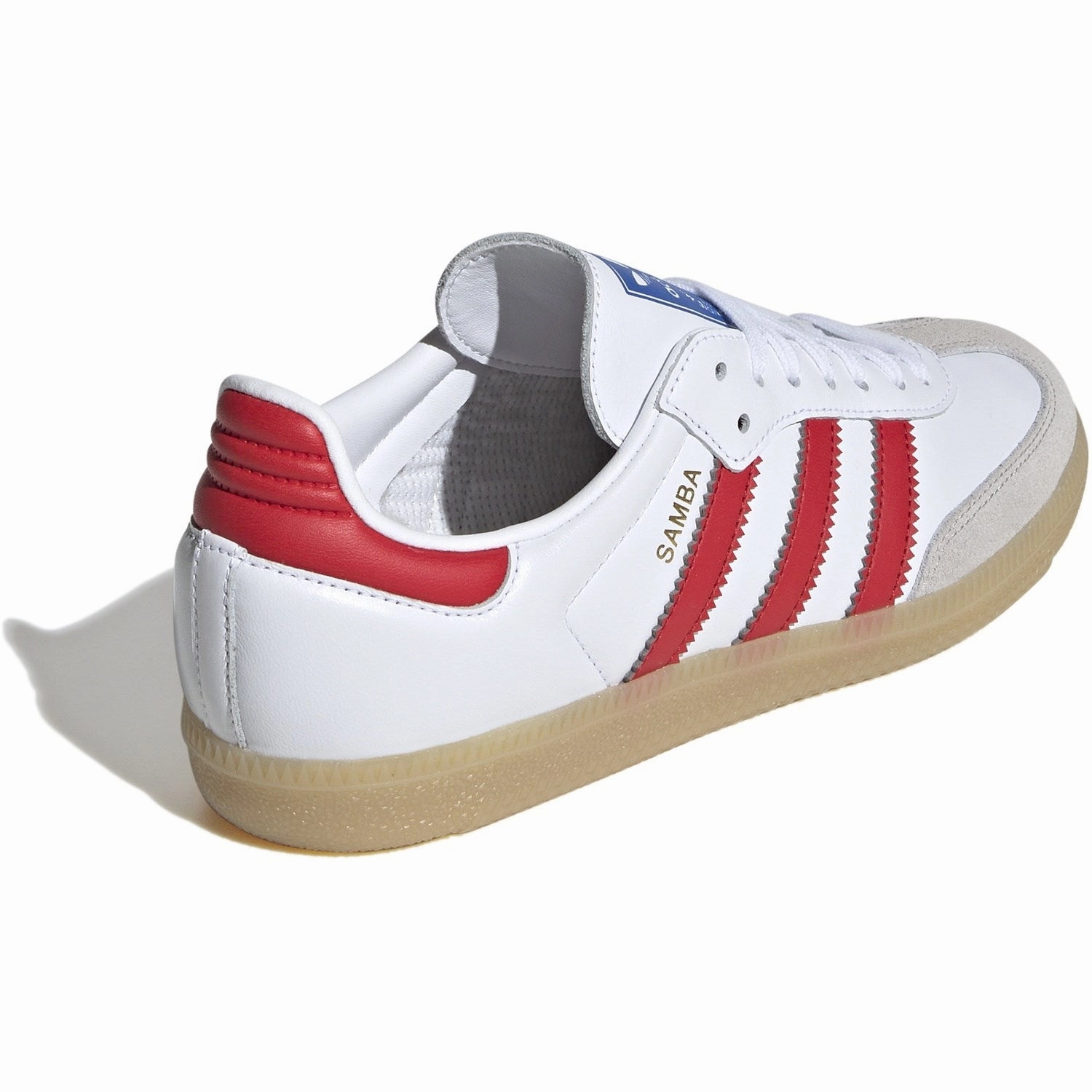Leather shoes adidas Originals Cloud White/Collegiate Red/Gum Samba Og J Sneakers