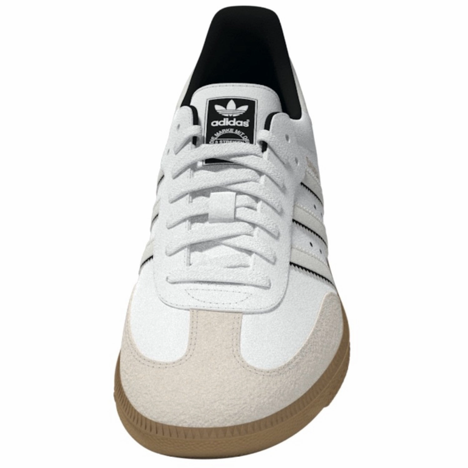 Leather shoes adidas Originals Cloud White/Off White/Core Black Samba Og J Sneakers