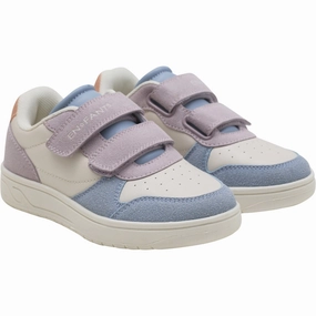 Leather soles En Fant Burnished Lilac Sneakers Velcro Basketball shoes