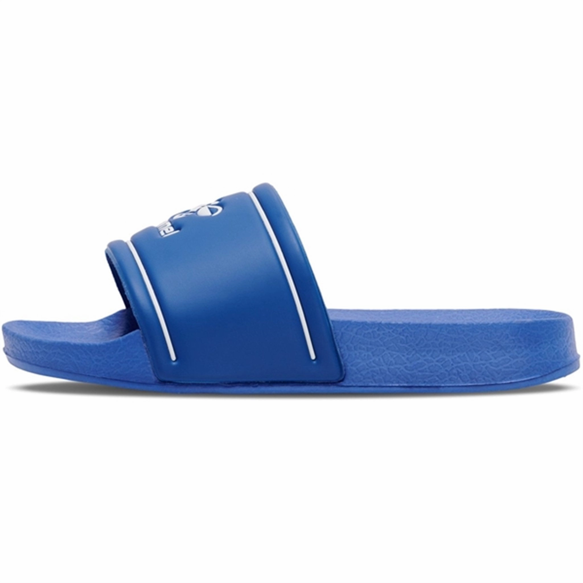 Leather soles Hummel Pool Slide JR Sandal Dazzling Blue