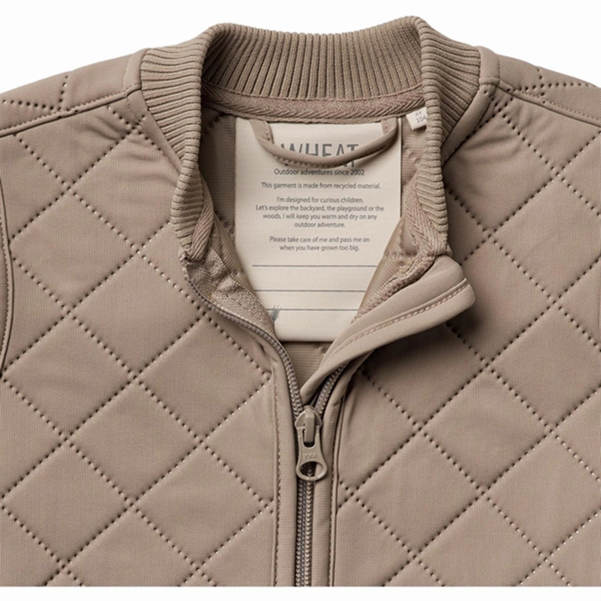 Leather Wheat Thermo Beige Stone Vest Gilet Ede