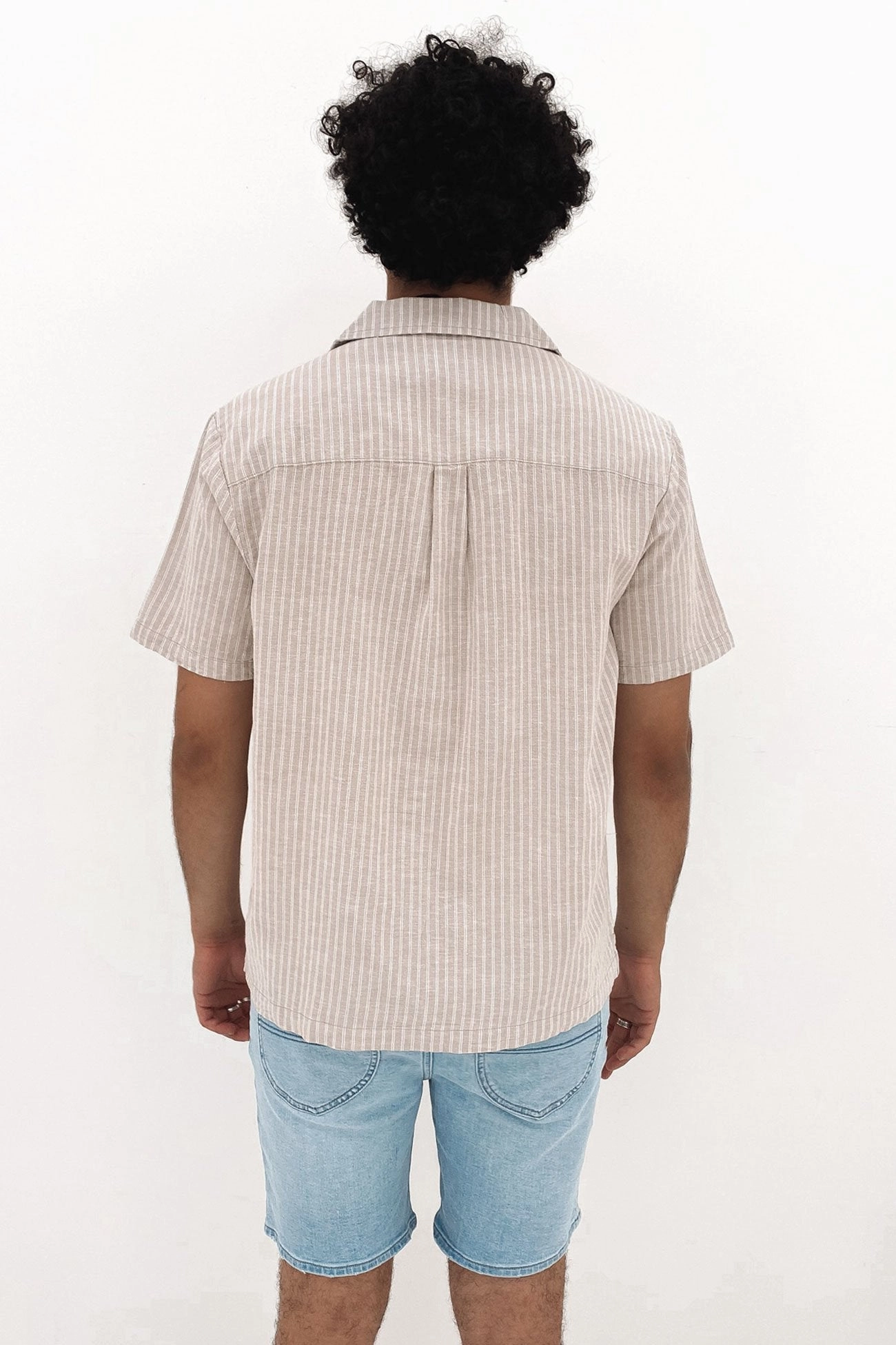 Lee Holiday Shirt Sand Stripe sale makeup