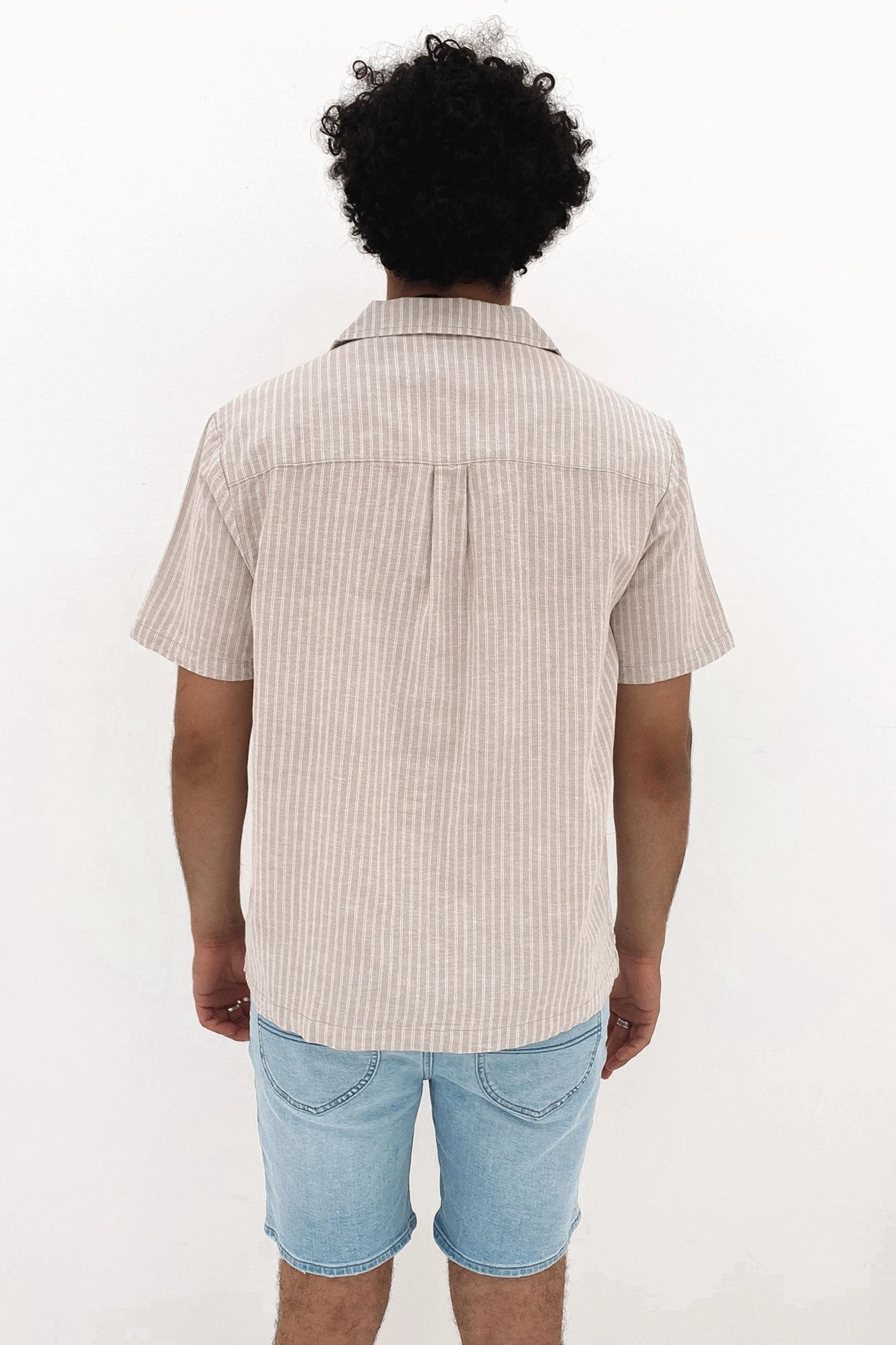 Lee Holiday Shirt Sand Stripe sale makeup