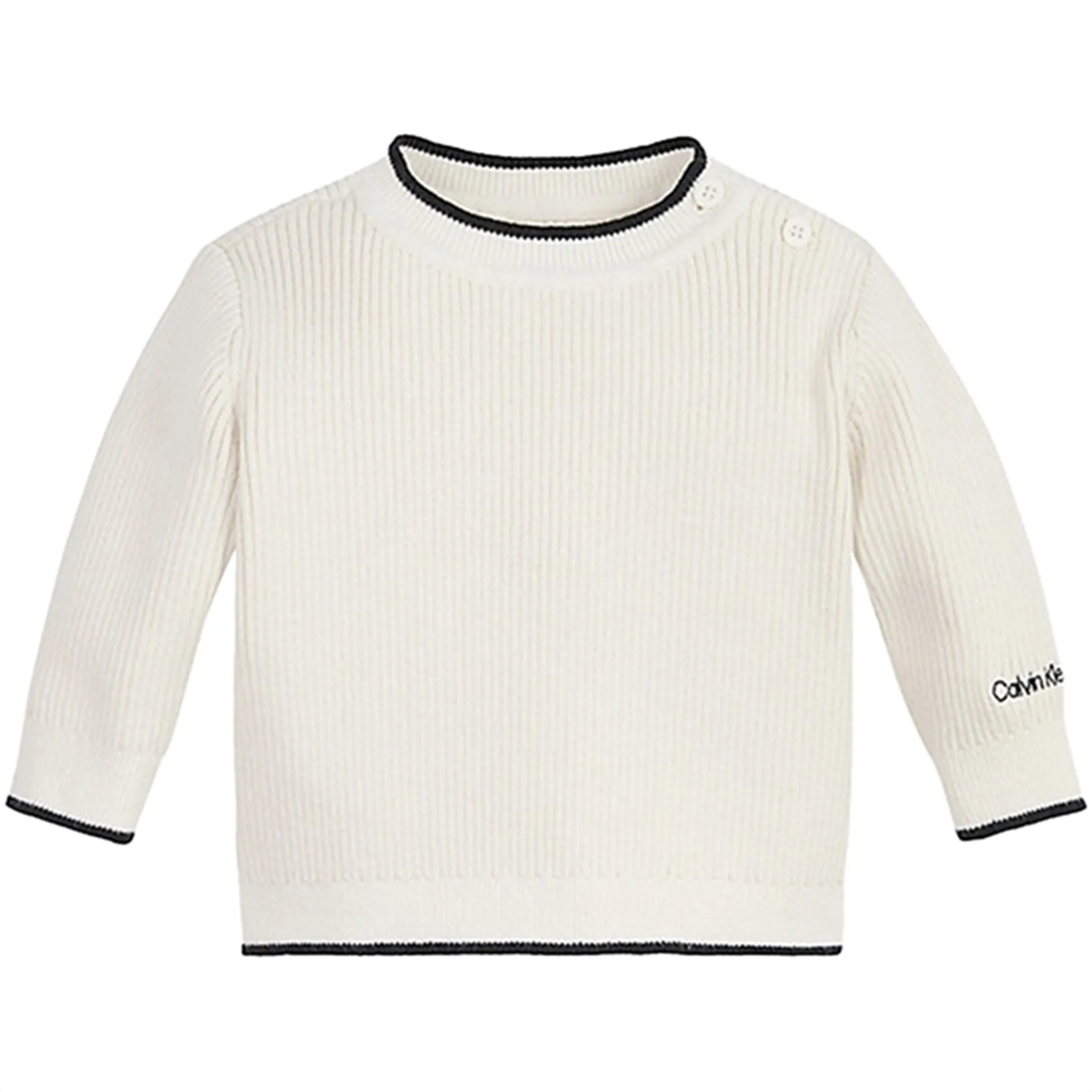 Global Calvin Klein Contrast Knit Ivory Coveted