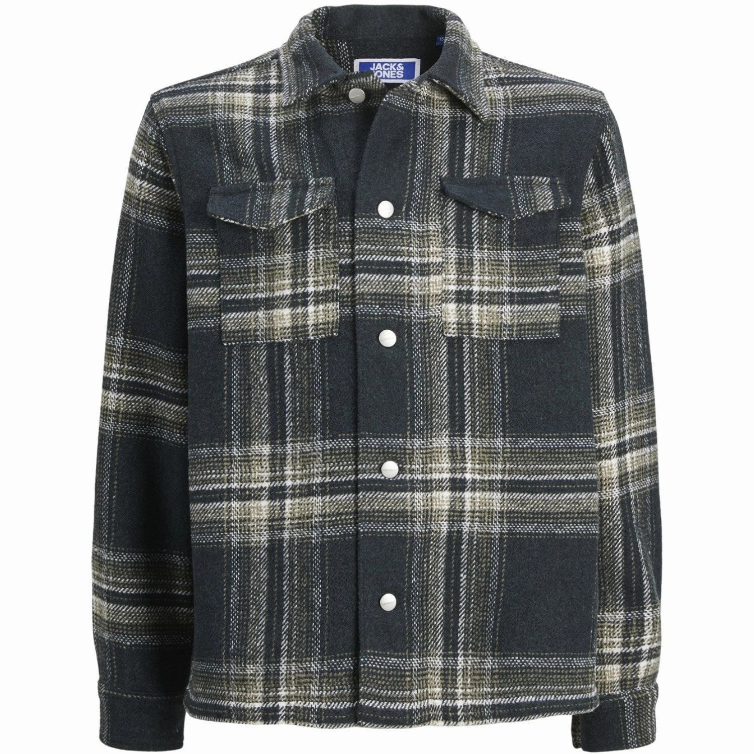 Elegance Jack & Jones Junior Forest River Jorvesterbro Check Overshirt Opulent