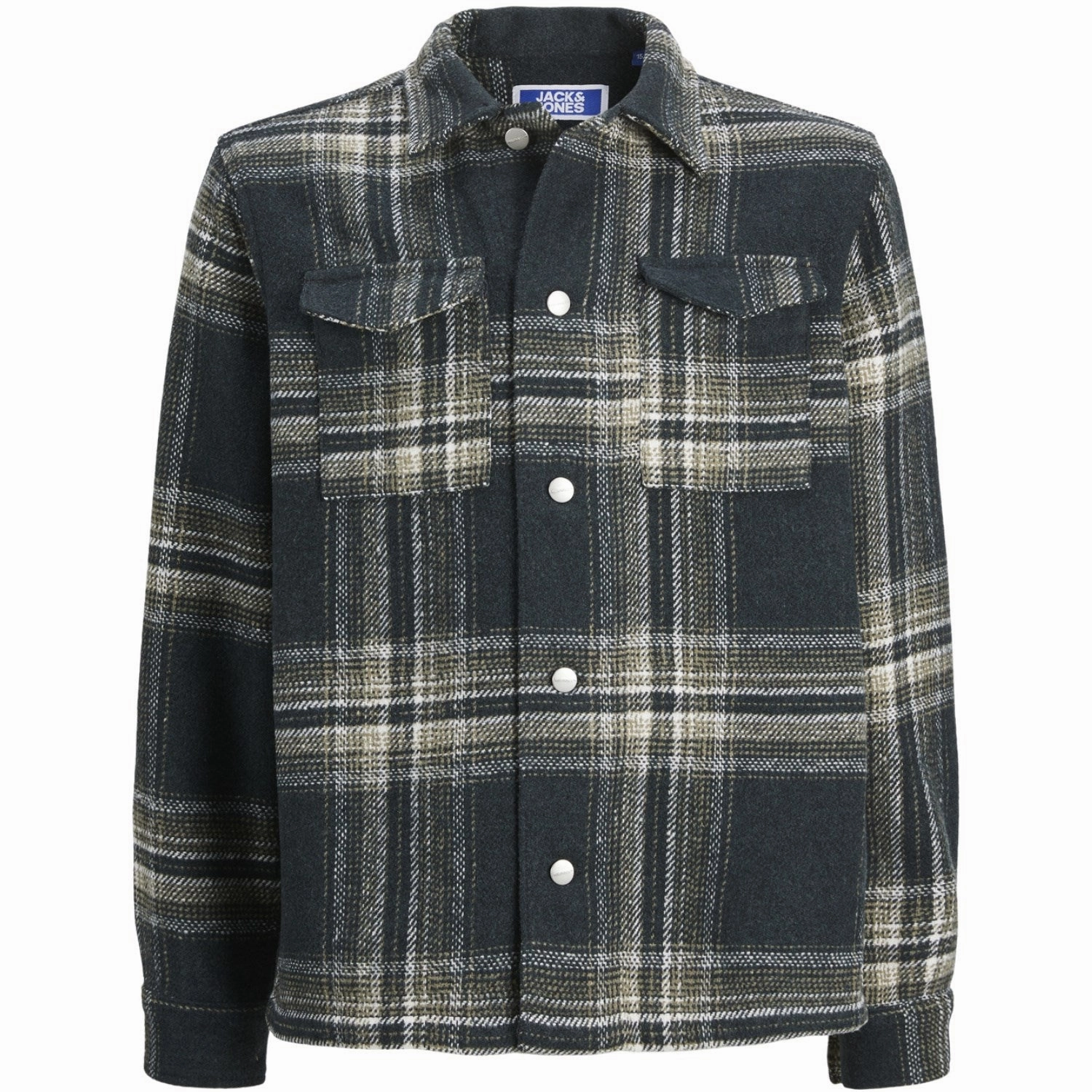 Legendary Jack & Jones Junior Forest River Jorvesterbro Check Overshirt Global