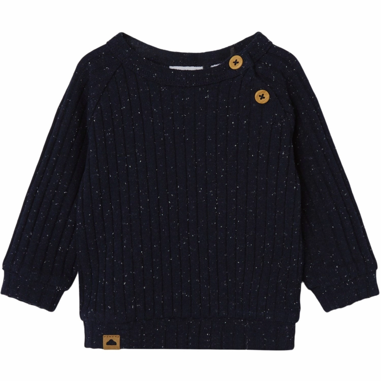 Name It Dark Sapphire Kino O Neck Blouse Expressive Refined