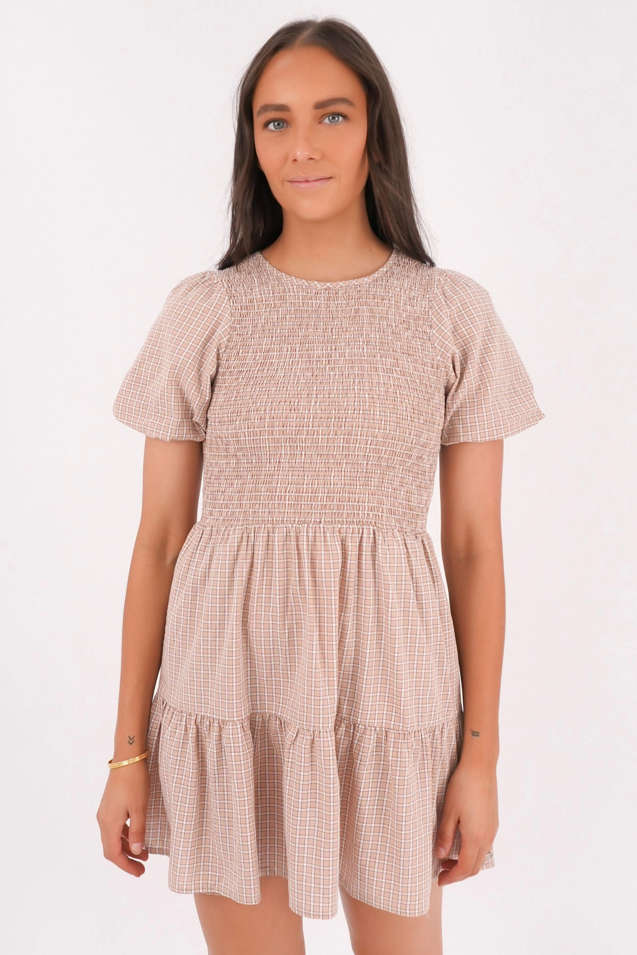 ramadan sale Lenox Mini Dress Check sales clothing