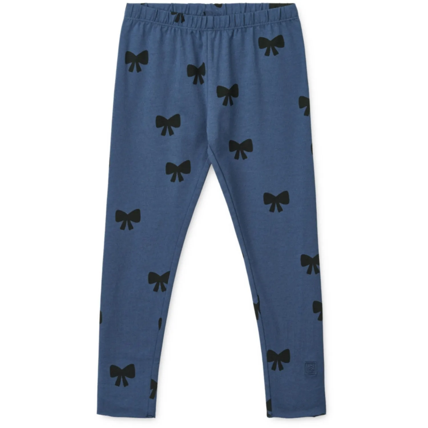 LieWood Bow / Indigo Blue Marie Printed Leggings Luxury Cozy