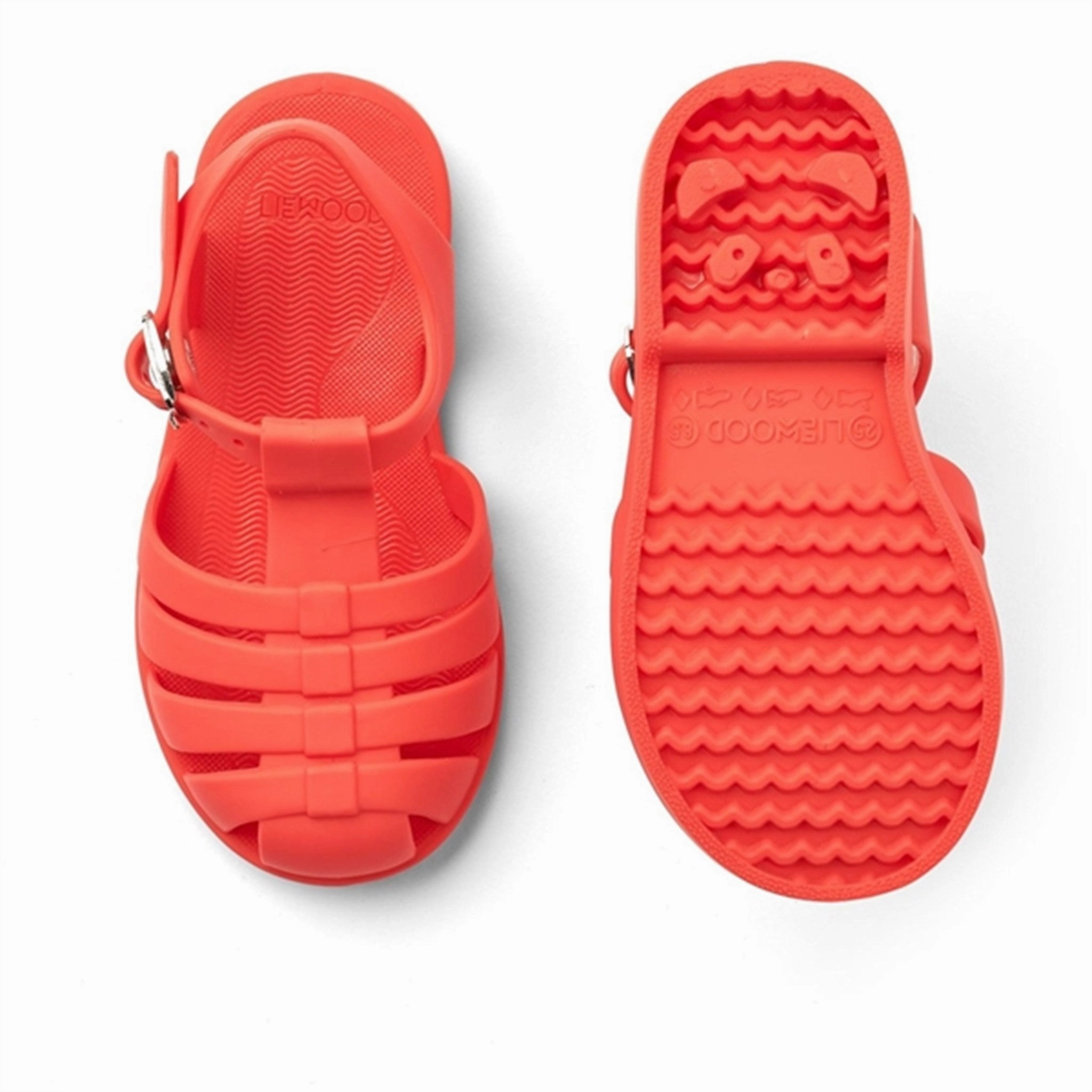 Liewood Bre Sandaler Apple Red Minimalist shoes