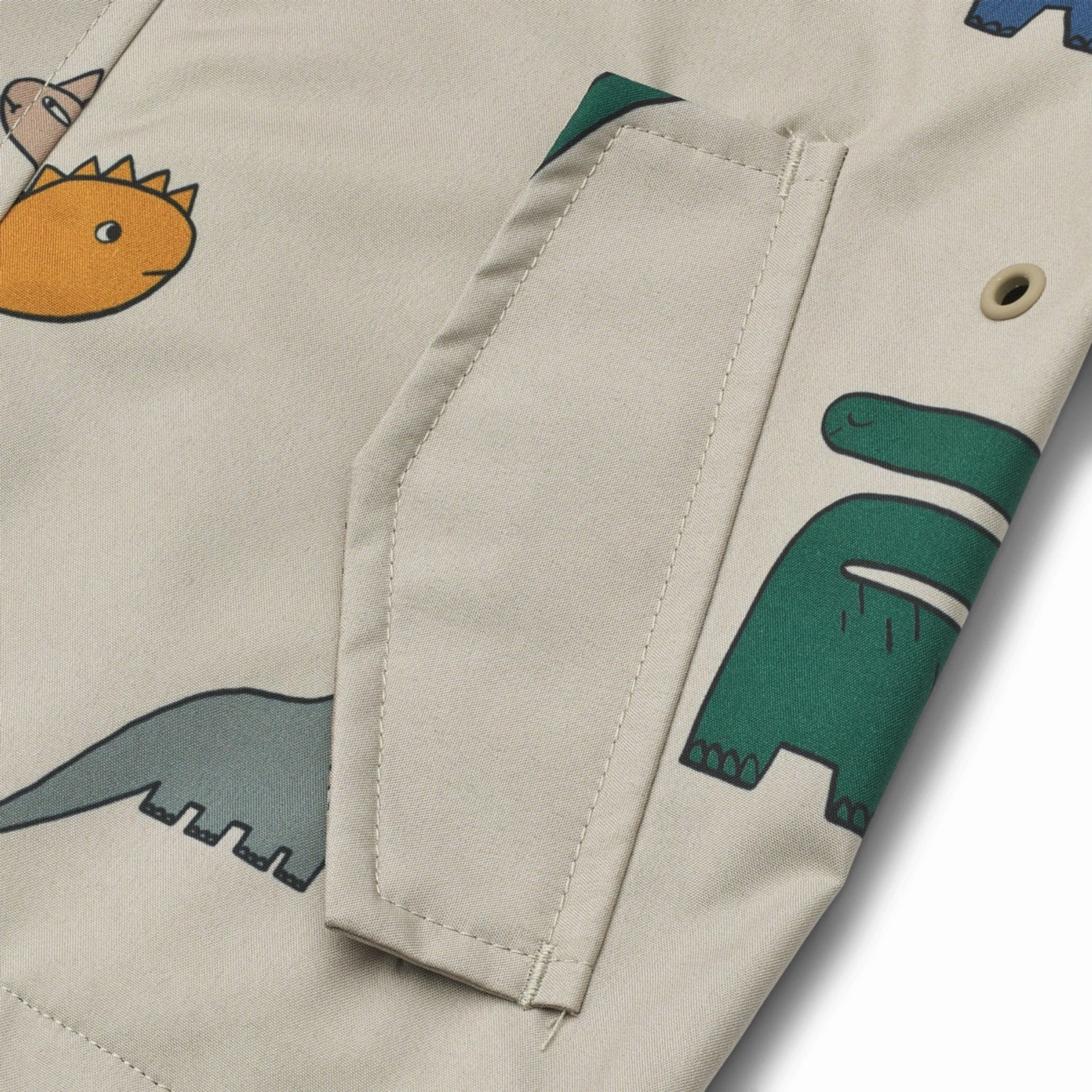 LieWood Dinosaurs / Mist Manu Rain Jacket Trend