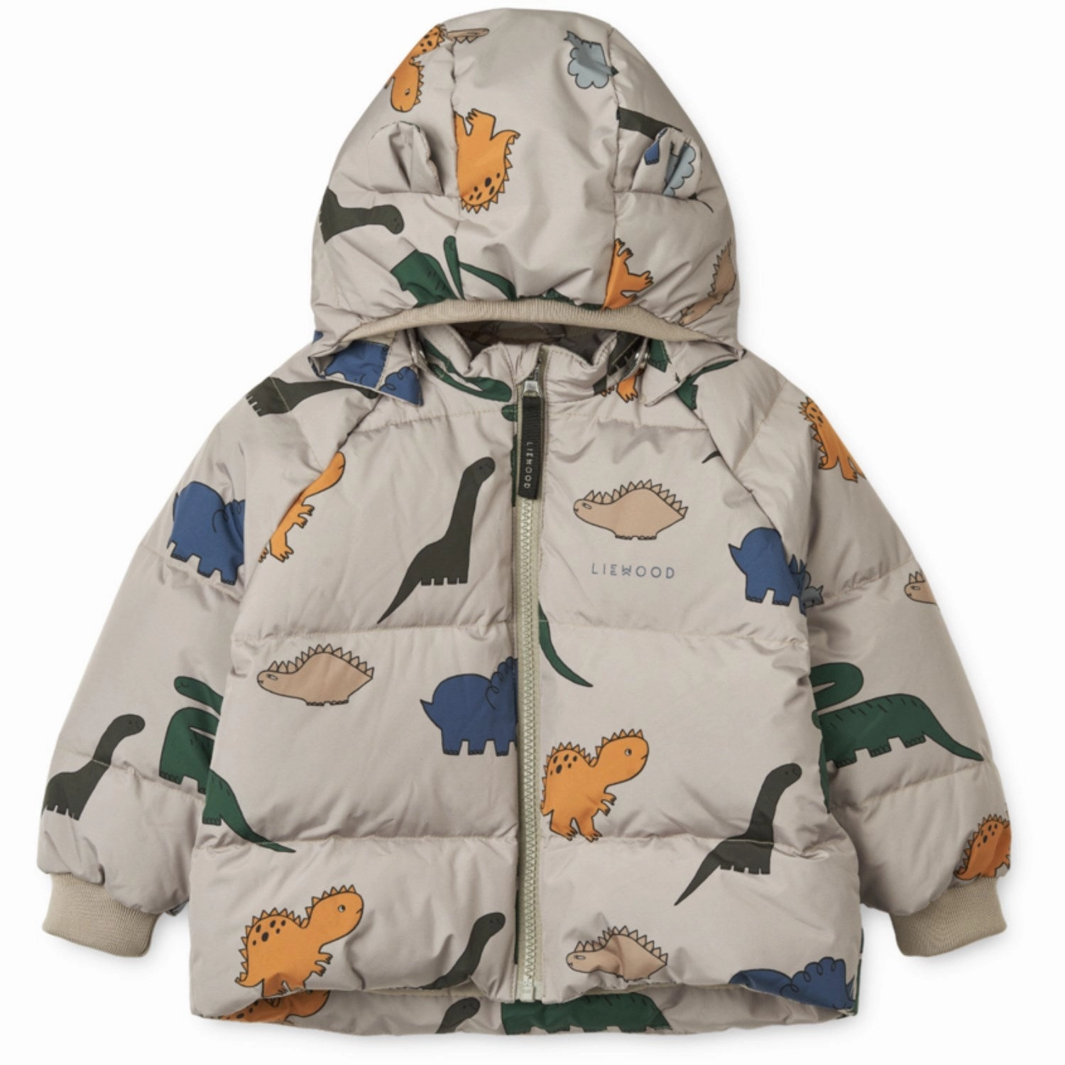 LieWood Dinosaurs / Mist Polle Down Puffer Jacket Classic Denim