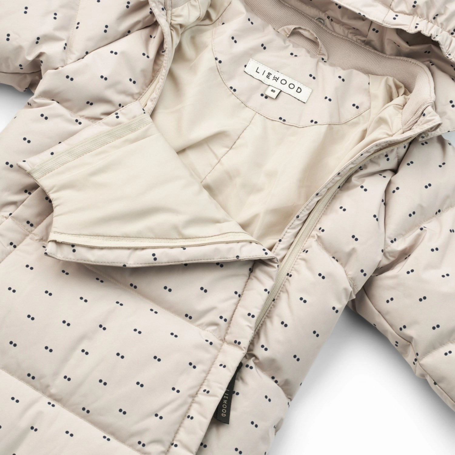 LieWood Double Dot / Silver Lining Sylvie Baby Snowsuit Retro