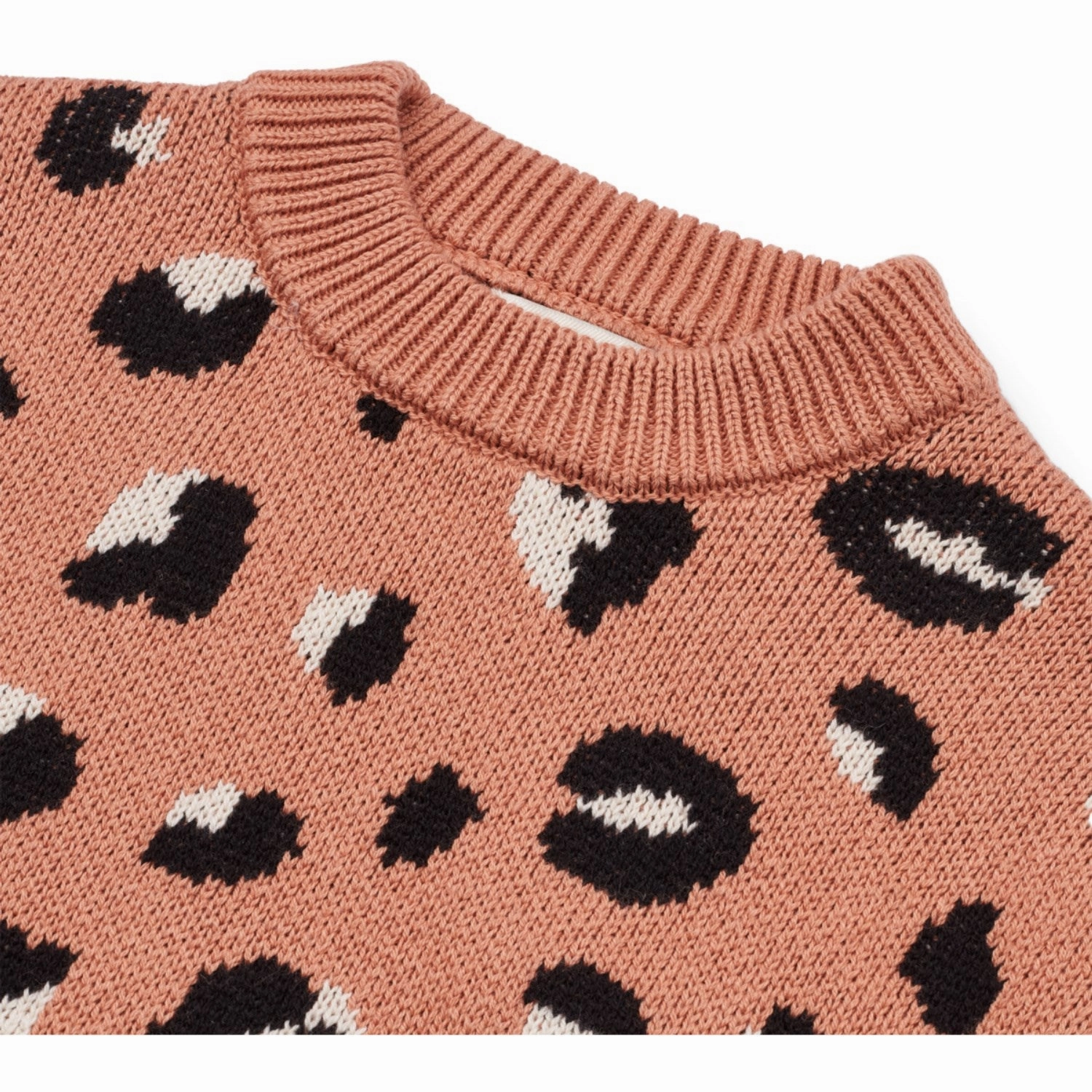 LieWood Wild Leo / Tuscany Rose Orlane Intarsia Knit Jumper Subtle
