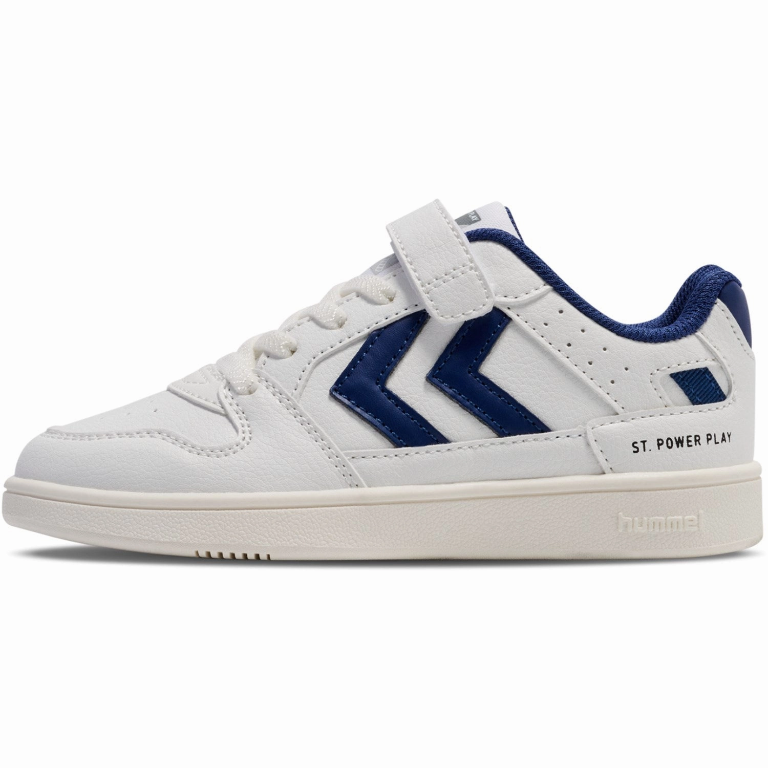 Lightweight shoes Hummel White/Blue St Power Play Jr Sneakers Slip-resistant