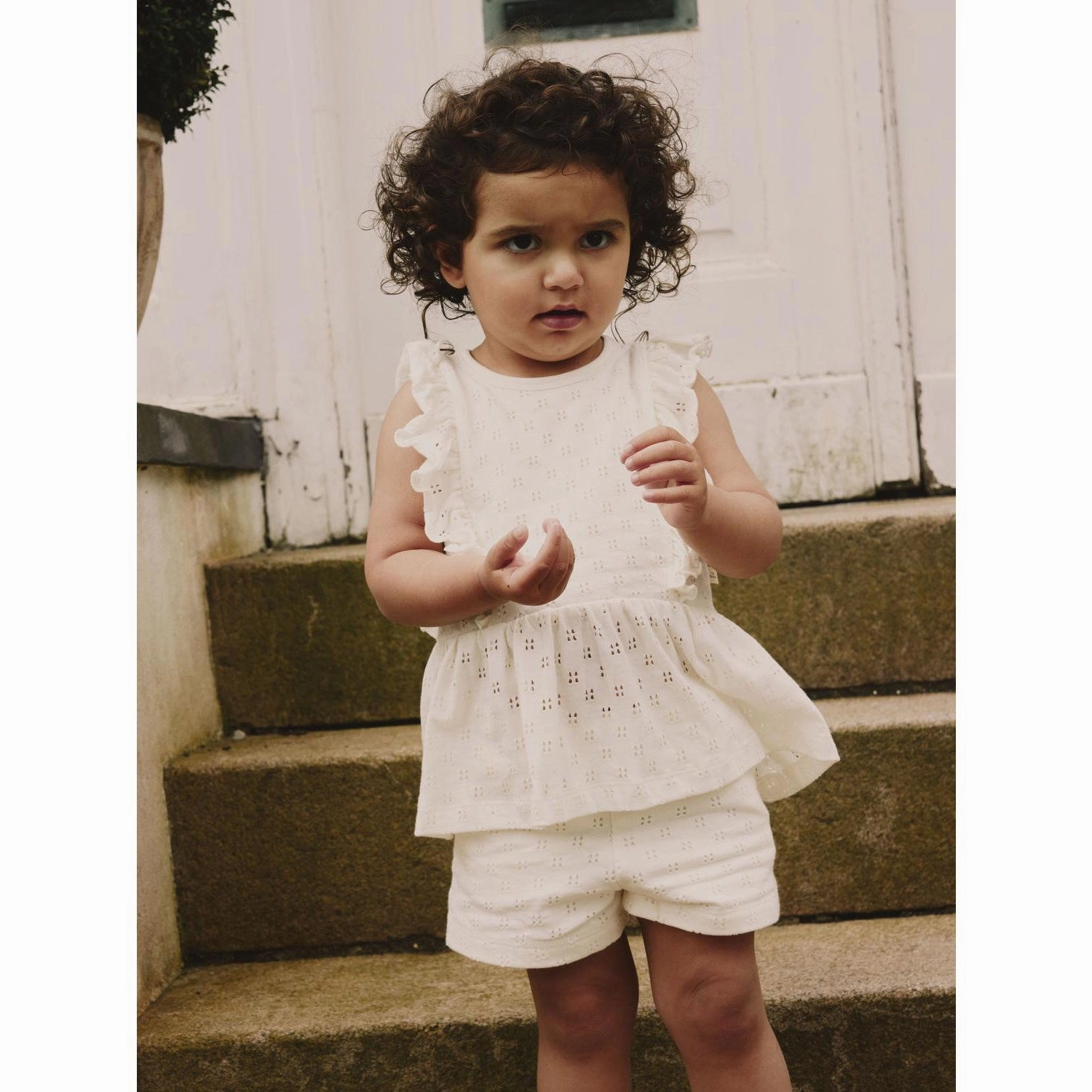 Lil'Atelier Coconut Milk Himaja Shorts Comfortable